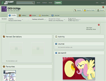 Tablet Screenshot of gigi-uchiga.deviantart.com