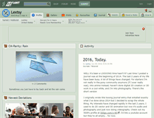 Tablet Screenshot of lextsy.deviantart.com