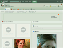 Tablet Screenshot of eslynne.deviantart.com