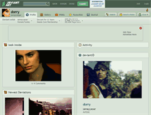 Tablet Screenshot of dorry.deviantart.com