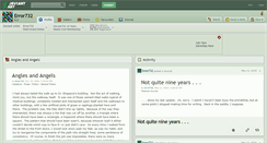 Desktop Screenshot of error732.deviantart.com