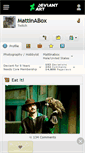 Mobile Screenshot of mattinabox.deviantart.com