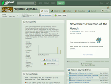 Tablet Screenshot of forgotten-legends.deviantart.com