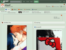 Tablet Screenshot of dillypuff.deviantart.com
