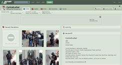 Desktop Screenshot of cynicallurker.deviantart.com