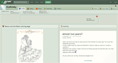 Desktop Screenshot of dvythmsky.deviantart.com