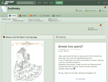 Tablet Screenshot of dvythmsky.deviantart.com