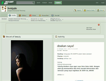 Tablet Screenshot of hvnlysin.deviantart.com