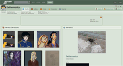 Desktop Screenshot of detharmonics.deviantart.com