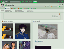 Tablet Screenshot of detharmonics.deviantart.com