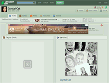 Tablet Screenshot of crystal-cat.deviantart.com