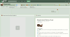 Desktop Screenshot of kissed-stock.deviantart.com