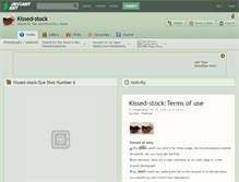 Tablet Screenshot of kissed-stock.deviantart.com