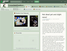 Tablet Screenshot of cronaxmakafanatics.deviantart.com