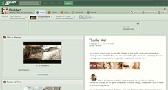 Desktop Screenshot of flockhart.deviantart.com