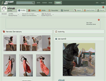 Tablet Screenshot of elimak.deviantart.com