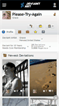 Mobile Screenshot of please-try-again.deviantart.com