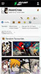 Mobile Screenshot of mooncross.deviantart.com