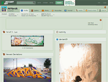 Tablet Screenshot of mrhavok.deviantart.com