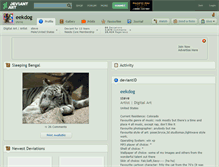 Tablet Screenshot of eekdog.deviantart.com