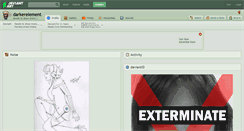 Desktop Screenshot of darkerelement.deviantart.com