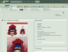 Tablet Screenshot of lazyn.deviantart.com