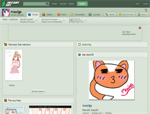 Tablet Screenshot of maxigs.deviantart.com