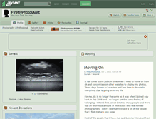 Tablet Screenshot of fireflyphotosaust.deviantart.com