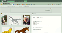 Desktop Screenshot of panthera--leo.deviantart.com
