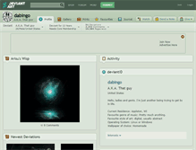 Tablet Screenshot of dabingo.deviantart.com