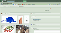 Desktop Screenshot of dancing-lion-worm.deviantart.com