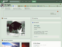 Tablet Screenshot of nii-yugito.deviantart.com