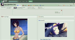 Desktop Screenshot of faye-valentine-club.deviantart.com