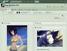 Tablet Screenshot of faye-valentine-club.deviantart.com