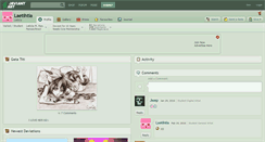 Desktop Screenshot of laetihtia.deviantart.com