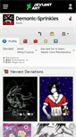 Mobile Screenshot of demonic-sprinkles.deviantart.com