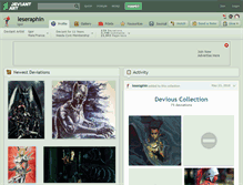Tablet Screenshot of leseraphin.deviantart.com