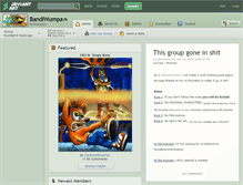 Tablet Screenshot of bandiwumpa.deviantart.com