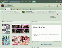 Tablet Screenshot of gwendolyn10.deviantart.com