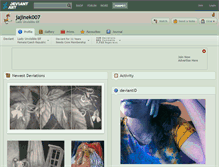 Tablet Screenshot of jajinek007.deviantart.com