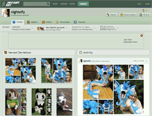 Tablet Screenshot of nightelfy.deviantart.com