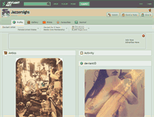 Tablet Screenshot of jazzersighs.deviantart.com