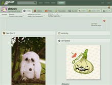 Tablet Screenshot of distasty.deviantart.com