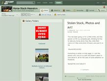 Tablet Screenshot of horse-stock-heaven.deviantart.com