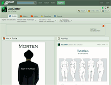 Tablet Screenshot of jackzetter.deviantart.com