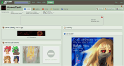 Desktop Screenshot of kitsuneofdeath.deviantart.com