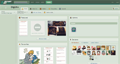 Desktop Screenshot of orglix.deviantart.com