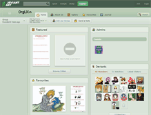 Tablet Screenshot of orglix.deviantart.com