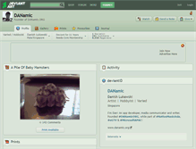 Tablet Screenshot of danamic.deviantart.com
