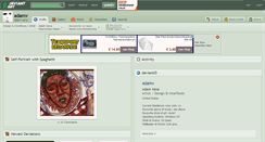 Desktop Screenshot of adamv.deviantart.com